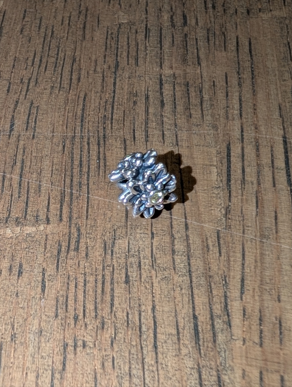 Pandora Silver Floral Cluster Bracelet Charm - Silver